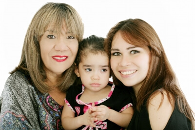 nonna, mamma e figlia