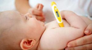 Se un bambino ha la febbre alta consultate il medico