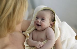 L'igiene dell'ombelico del neonato
