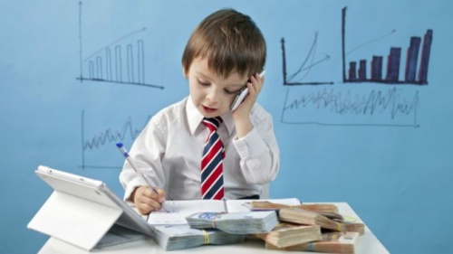 Bambino imprenditore