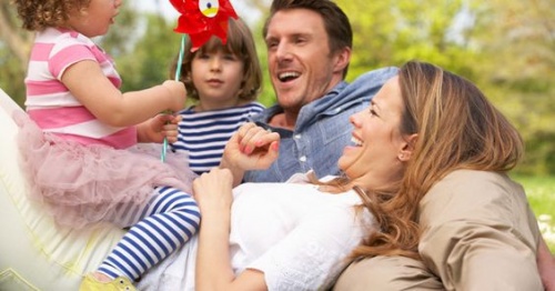 Una famiglia.