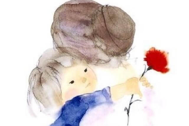 Nonna e nipote: un abbraccio tenero.