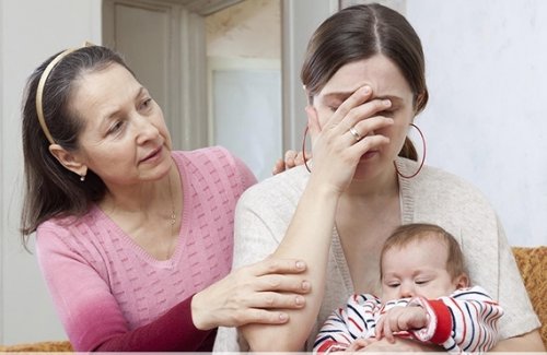 Madre, nonna e figlio