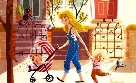 Crescere un figlio da sola è difficile ma meraviglioso: mamma single con i figli.