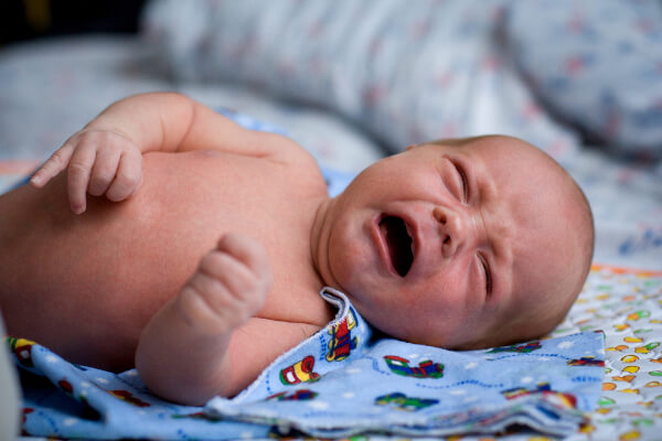 Un neonato. Le foto dei bebè sono frequenti sui social network.