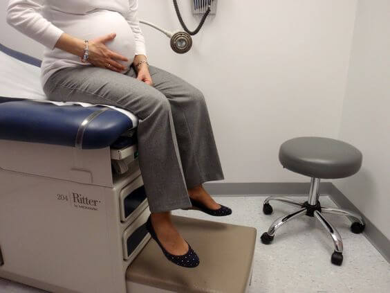 Disturbi della gravidanza durante una visita