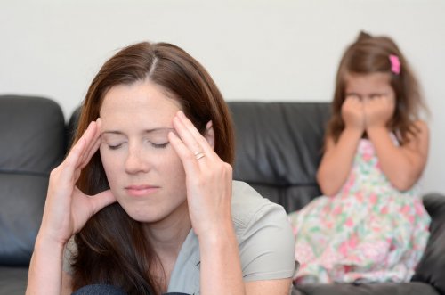 Chiedere perdono: madre stanca