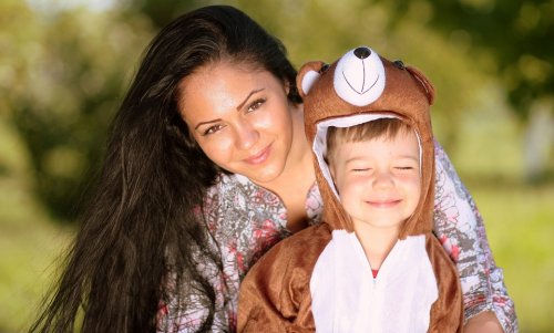 madre e figlio
