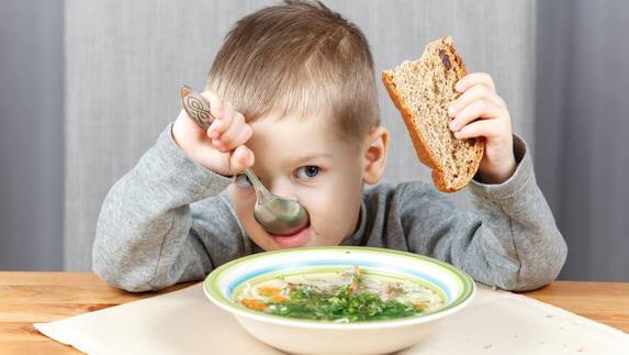Non obbligare il bambino a mangiare