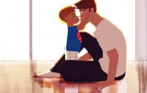 Anche un figlio maschio è sensibile e affettuoso...