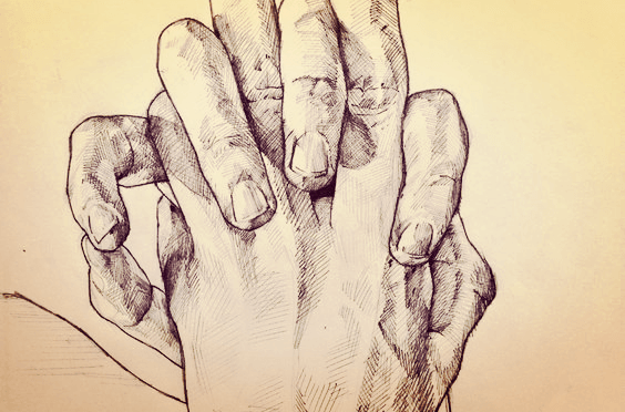 Le mani offrono sostegno, complicità, amore