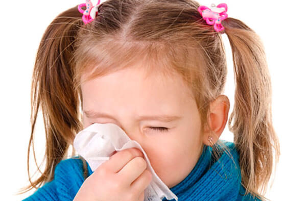 Raffreddore nei bambini