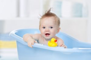 Bagnetto del neonato: temperatura ideale