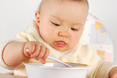 I primi alimenti solidi da dare al bebè vanno trasformati in una pappa