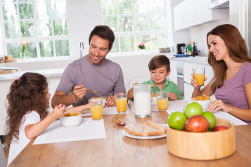 Colazione in famiglia