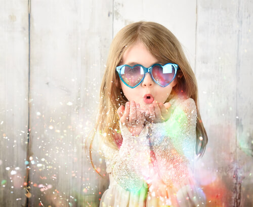 Bambina non più arrabbiata