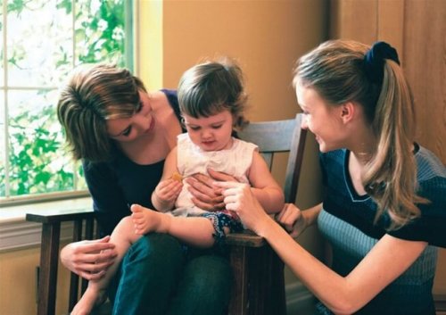 Nonna mamma e nipote