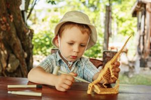 Mio figlio è affascinato dai dinosauri!