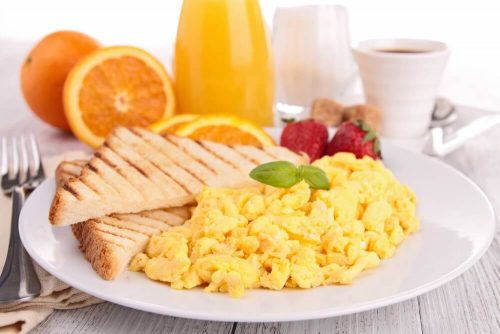 Una colazione abbondante