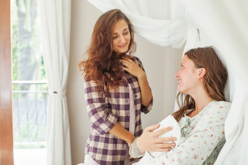 Essere zia e madre ci consente di instaurare dei buoni rapporti famigliari