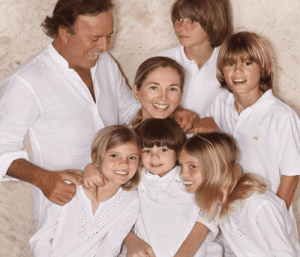 5 personaggi famosi con famiglie numerose