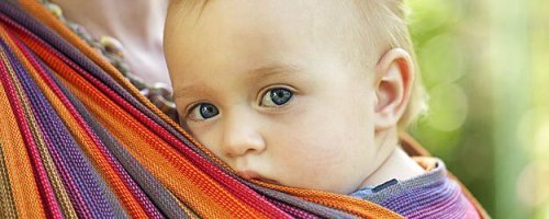 il babywearing è molto rilassante