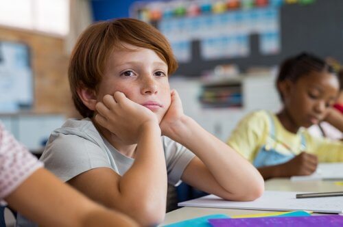 a volte, la scuola è occasione di ansia nei bambini