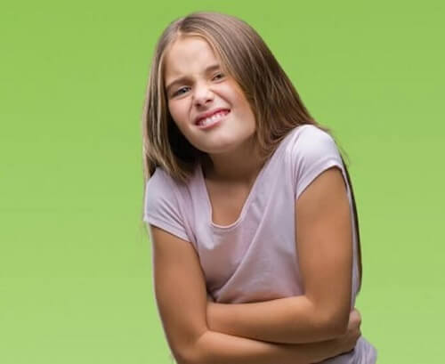 Bimba con dolore addominale