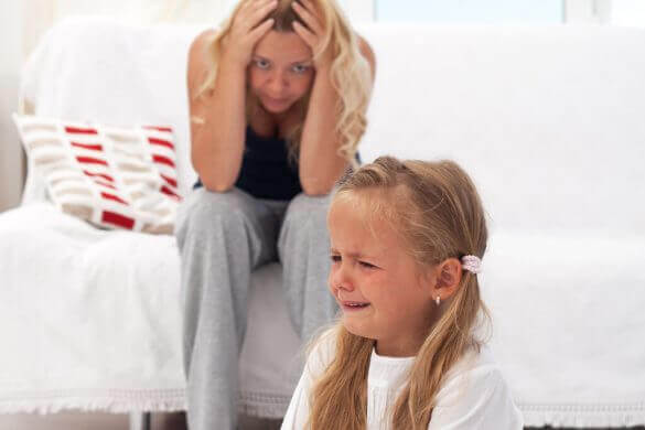 momenti di difficoltà per le madri