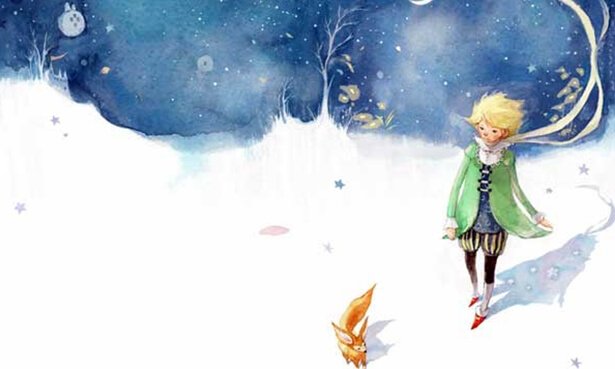 Il piccolo principe e la volpe