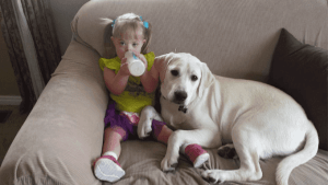 La storia di Sadie, la bambina con la sindrome di Down