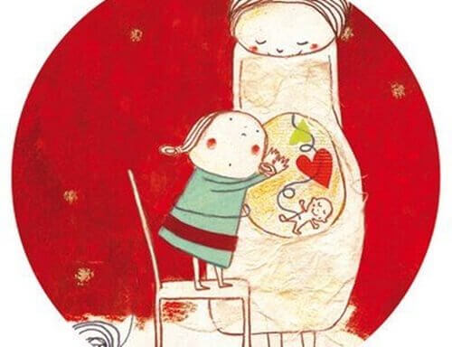 maternità in un disegno