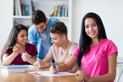 Gruppo di studenti