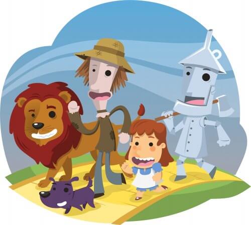 illustrazione dei racconti del Meraviglioso mondo di Oz