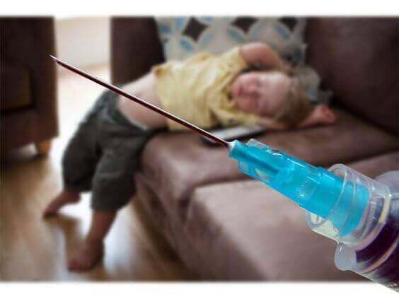 Siringa bambini non vaccinati