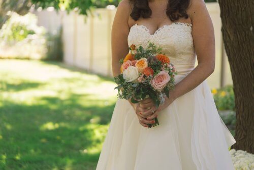 La sposa il giorno del suo matrimonio