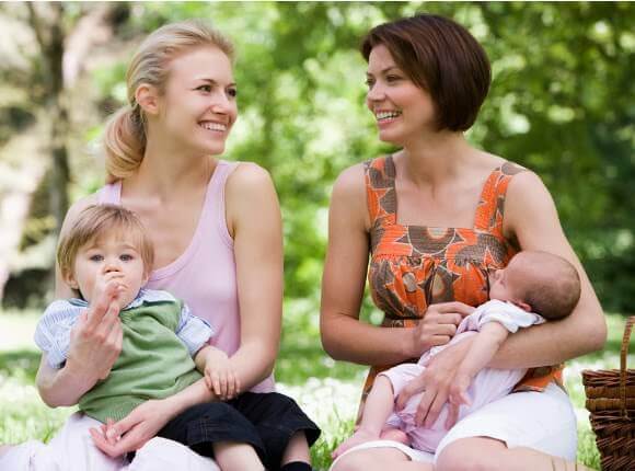 conversazione al parco