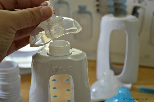 Biberon per dare da mangiare ai neonati