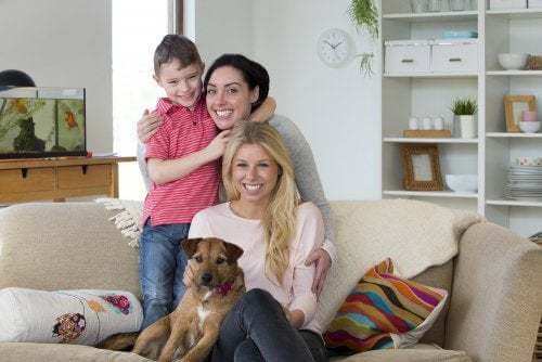 Famiglia omoparentale due mamme