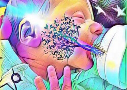 Dare il biberon al neonato