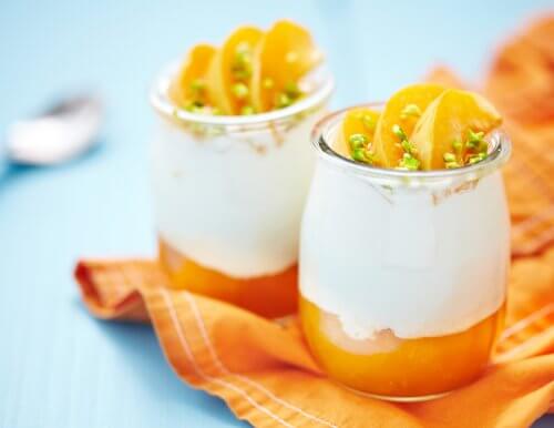 Yogurt che contiene probiotici