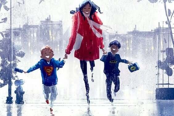 Tutto ciò che desidero è una corsa sotto la pioggia con la mia famiglia.