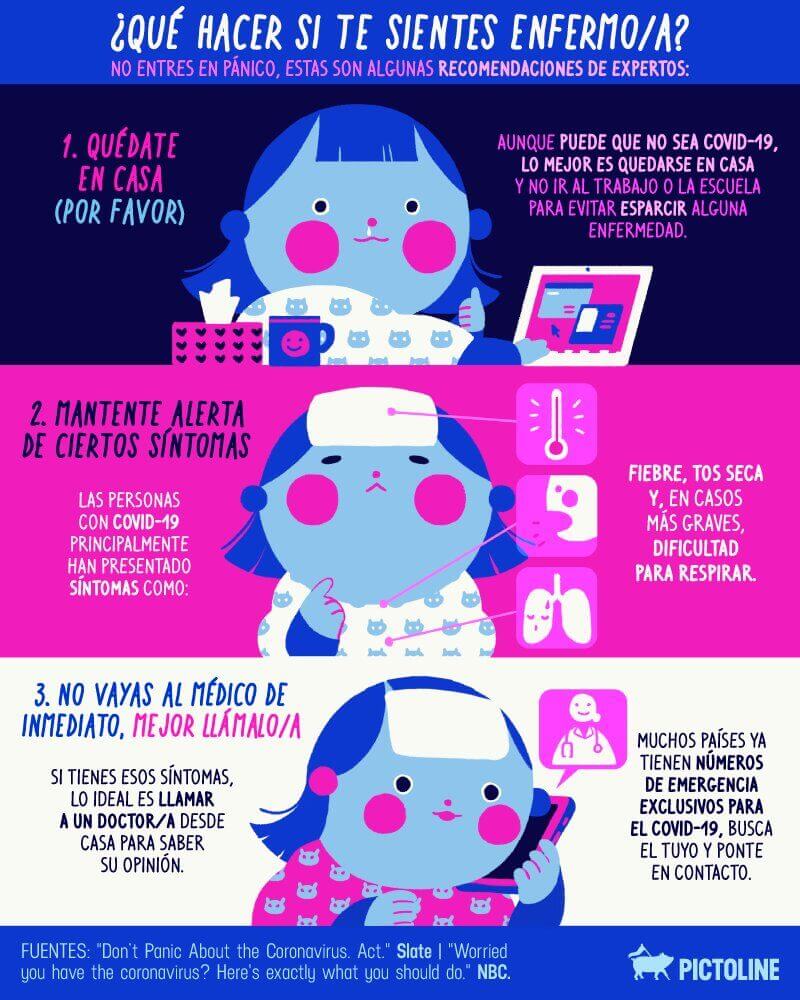 se si presentano sintomi, la prima cosa da fare è evitare di lasciarsi prendere dal panico