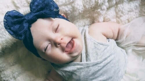 Bambina con sindrome di down