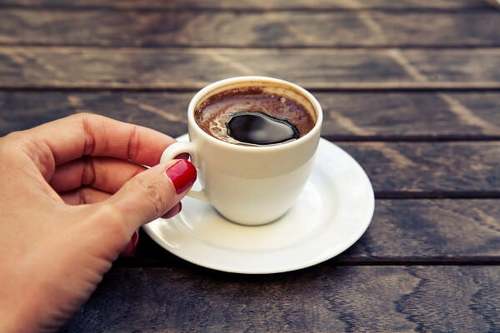 Caffè in una tazzina