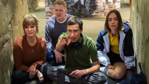 Protagonista Atypical insieme alla famiglia.