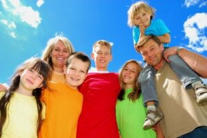 Come sono organizzate le famiglie numerose?