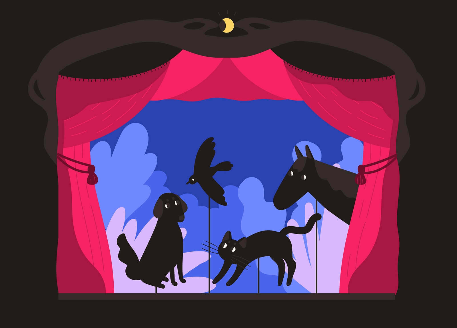 Realizzare un teatro di ombre.