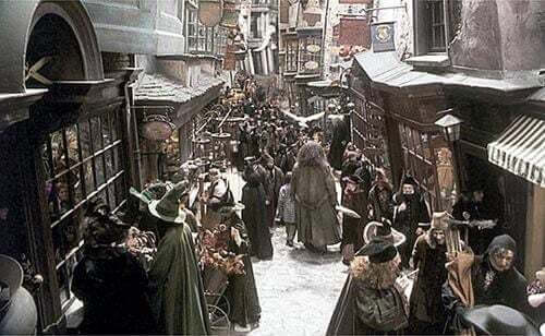 Scena tratta da Harry Potter.