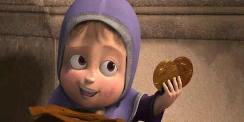 Bambina protagonista del corto One Man Band.